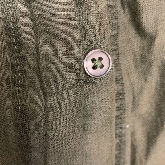 PRANA, medium, button down, crop, tie front, great condition - Picture 3 of 11